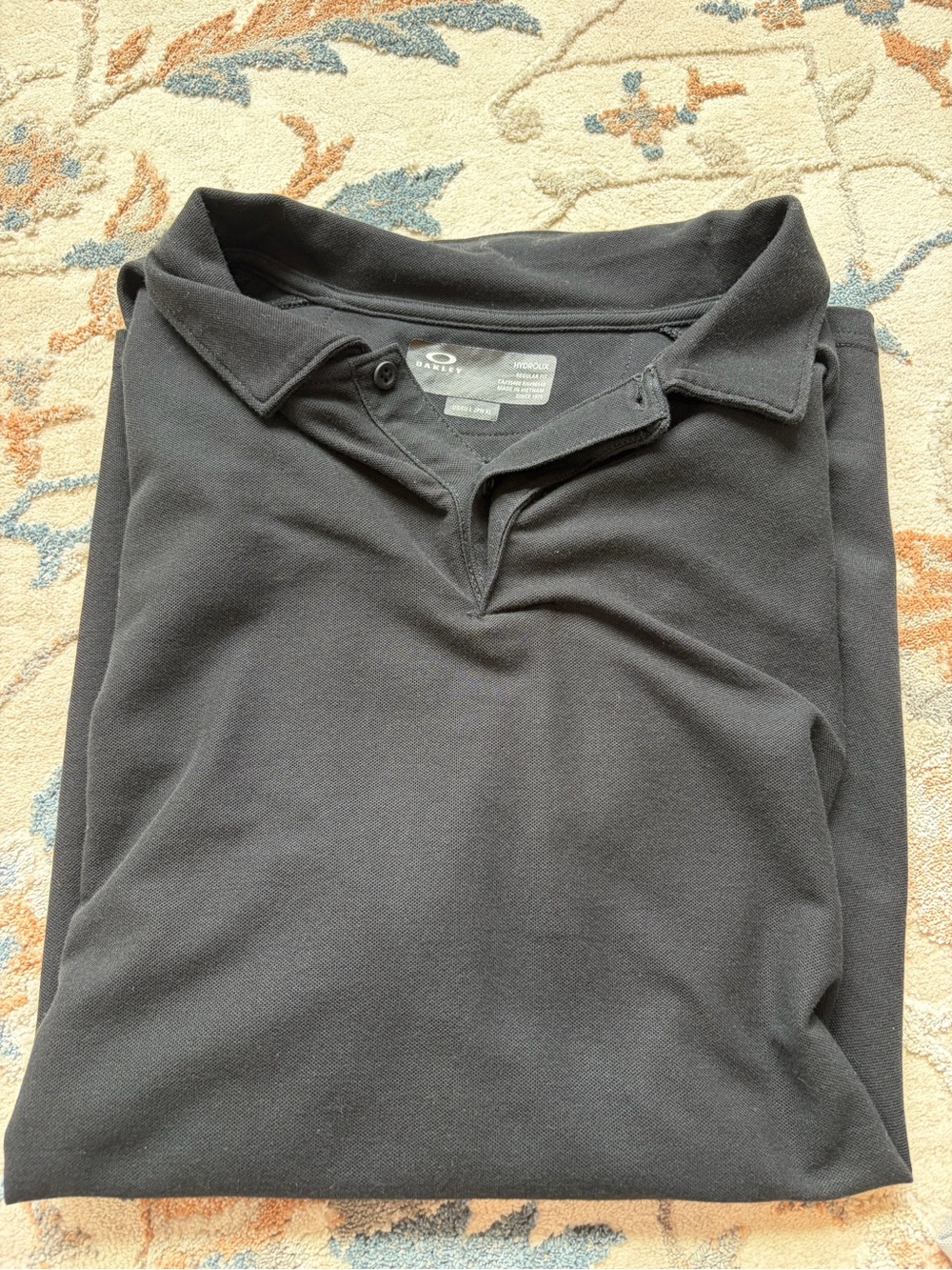 Oakley Black Men's Polo with Subtle Logo